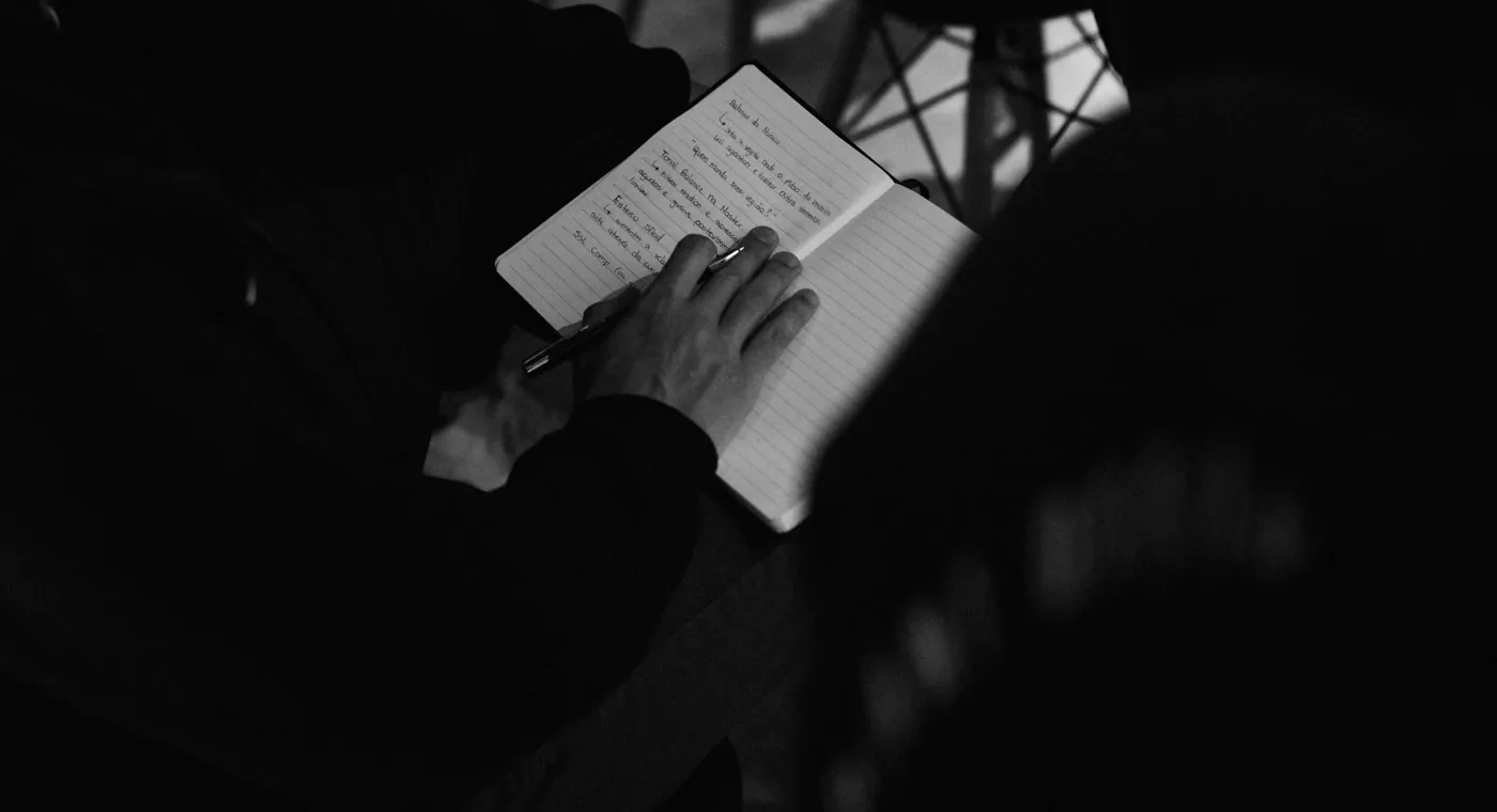 Allan Krás durante uma sessão de mentoria